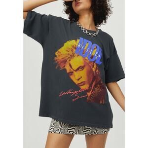 DAYDREAMER NWOT Billy Idol Whiplash Merch Tee Oversized Vintage Black Medium